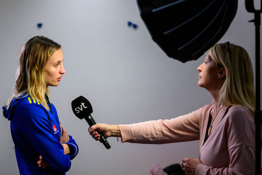 Nathalie Björn of the women's national football team of