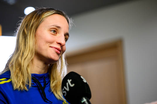 Nathalie Björn of the women's national football team of
