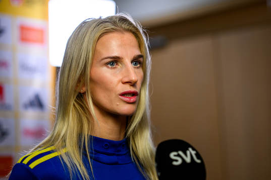 Sofia Jakobsson of the women's national football team of