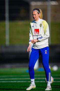 Amanda Ilestedt of the women's national football team at a