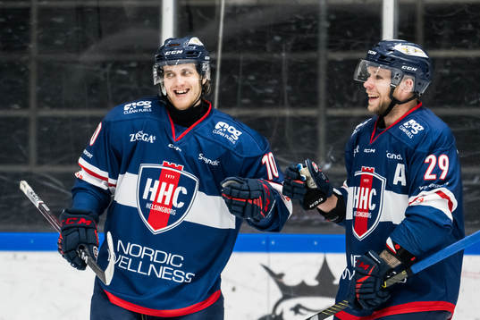 Helsingborgs Alexander Bengtsson  och Anton Sjöstrand