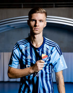 Djurgårdens nyförvärv Samuel Leach Holm
