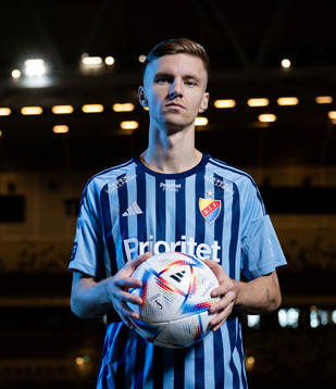 Djurgårdens nyförvärv Samuel Leach Holm