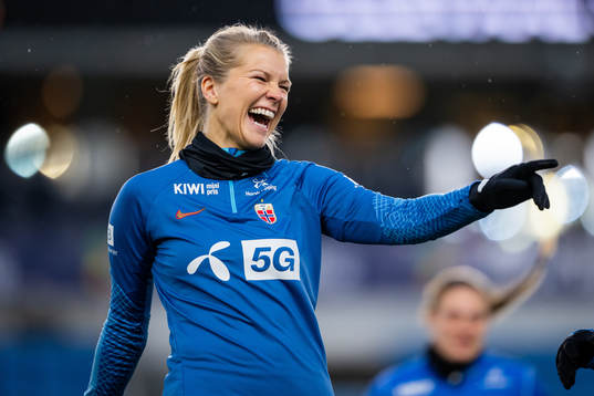 Ada Hegerberg of the Norwegian women's national football