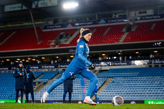 Guro Bergsvand of the Norwegian women's national football
