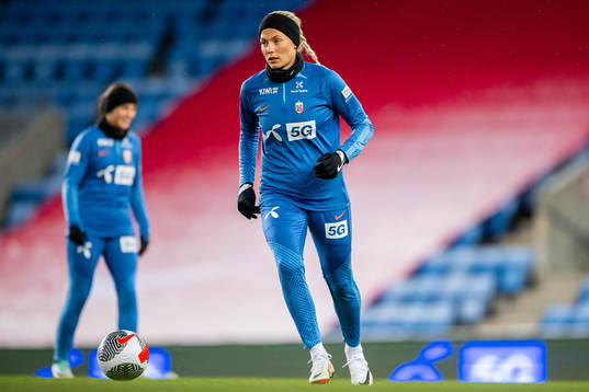 Guro Bergsvand of the Norwegian women's national football
