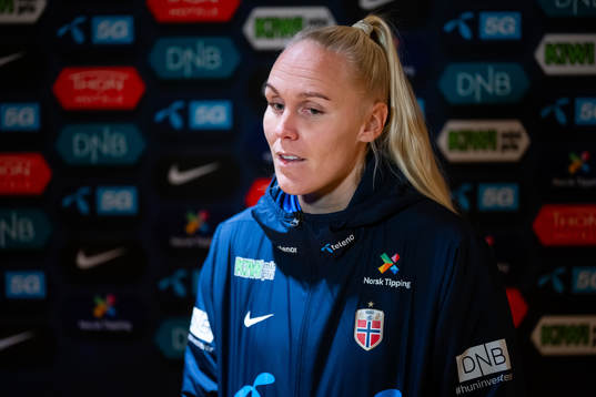 Maria Thorisdottir of the Norwegian women's national