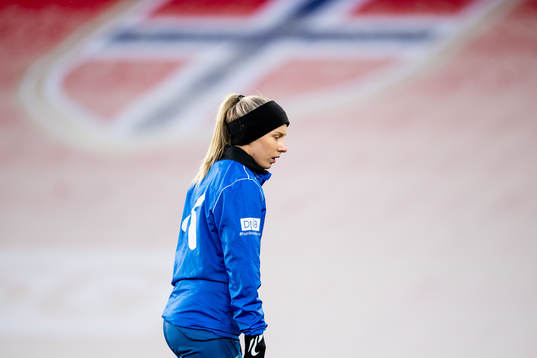 Thea Bjelde of the Norwegian women's national football team