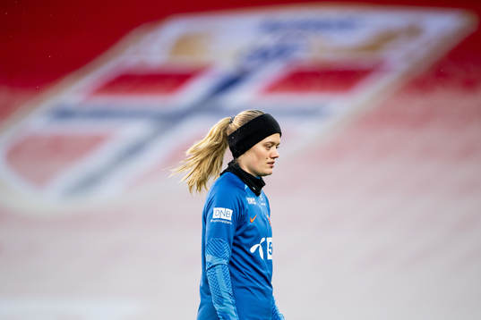 Mathilde Harviken of the Norwegian women's national