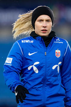 Thea Bjelde of the Norwegian women's national football team