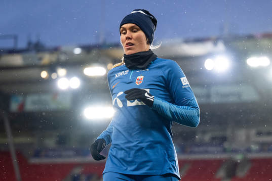 Maria Thorisdottir of the Norwegian women's national
