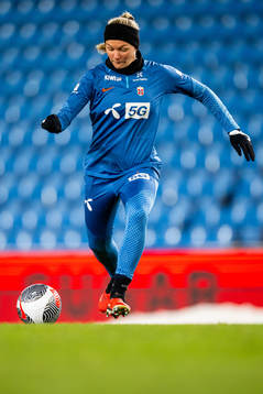 Frida Maanum of the Norwegian women's national football team