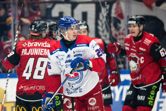 Oskarshamns Lukas Pilö deppar