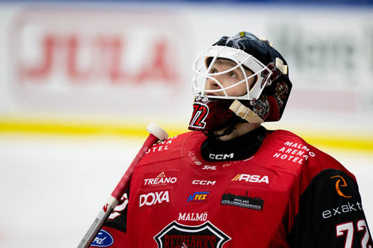 Malmö Redhawks målvakt Daniel Marmenlind