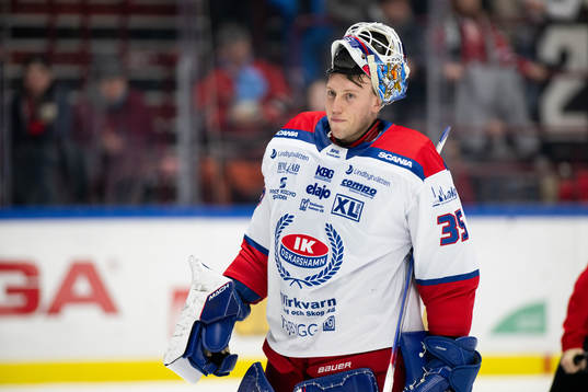 Oskarshamns målvakt Emil Kruse