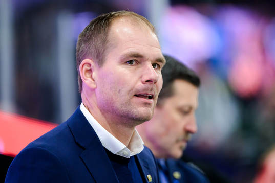 Färjestads tränare Thomas Mitell
