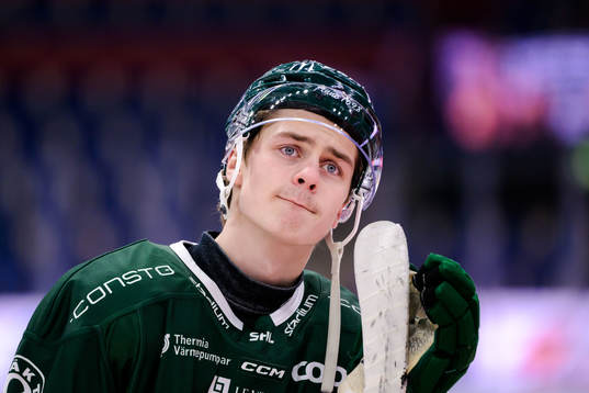 Färjestads Lucas Forsell deppar