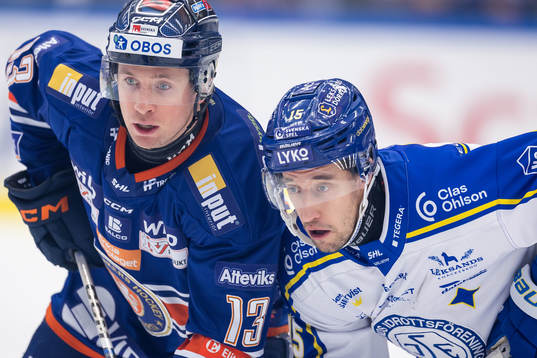 Växjös Dylan McLaughlin och Leksands Max Veronneau