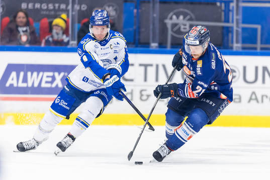 Leksands Patrik Zackrisson och Växjös Brian Cooper