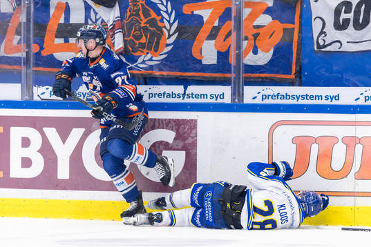 Växjös Martin Lundberg och Leksands Justin Glenn Kloos