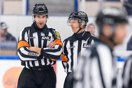 Domare Mikael Sjöqvist och Domare Mikael Andersson