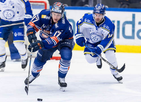 Växjös Gabriel Carlsson och Leksands Oskar Lang