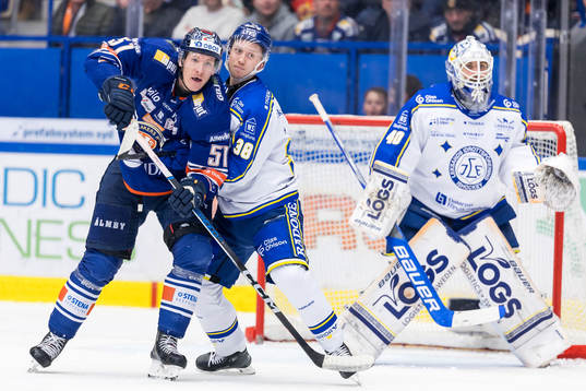 Växjös Emil Sylvegård och Leksands Olle Alsing och