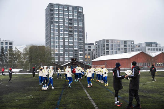 General view of the pitch