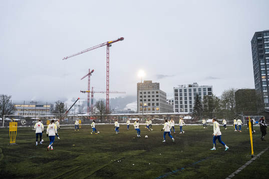 General view of the pitch
