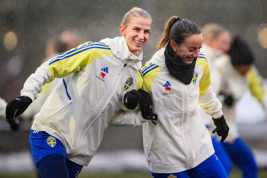 Sofia Jakobsson and Kosovare Asllani