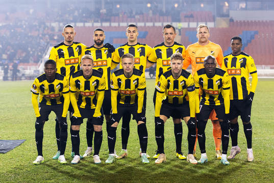 The starting eleven of BK Häcken