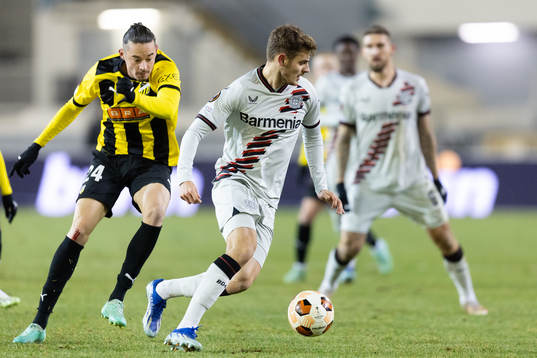 Josip Stanisic of Bayer Leverkusen