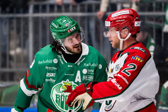 Rögles Dennis Everberg och Frölundas Christian Folin