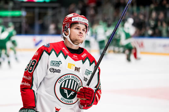 Frölunda HCs Malte Strömwall deppar