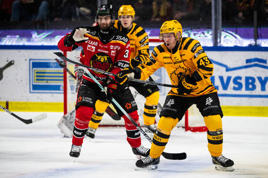 Luleås Pontus Själin och Skellefteås Filip Sandberg