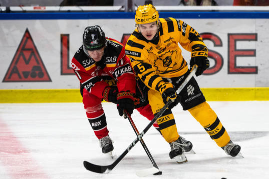 Luleås Nikola Pasic och Skellefteås Axel Sandin Pellikka