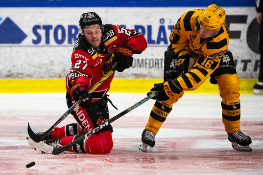 Luleås Oskari Laaksonen och Skellefteås Linus Lindström