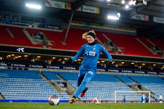 Frida Maanum of the Norwegian women's national football team