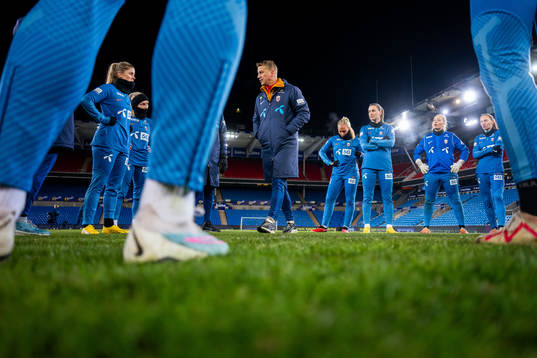 Leif Gunnar Smerud, head coach of the Norwegian women's