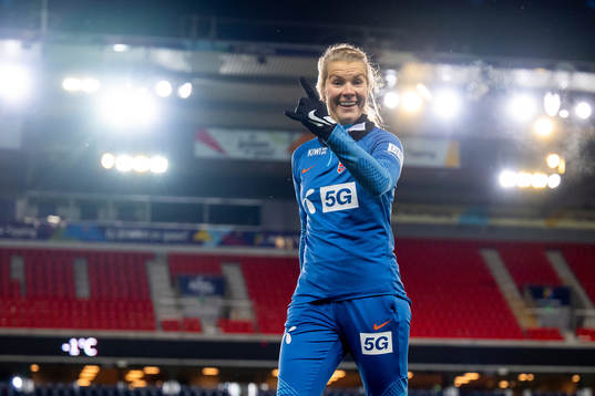 Ada Hegerberg of the Norwegian women's national football