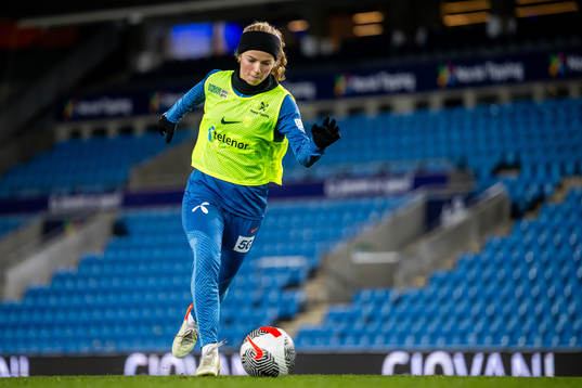 Justine Kielland of the Norwegian women's national football