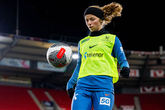 Justine Kielland of the Norwegian women's national football