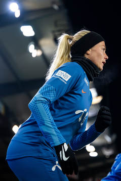 Guro Bergsvand of the Norwegian women's national football