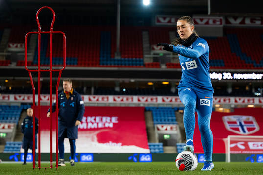 Vilde Bøe Risa of the Norwegian women's national football