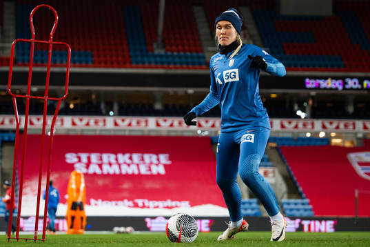Maria Thorisdottir of the Norwegian women's national