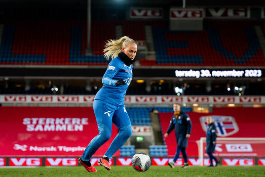 Cathinka Tandberg of the Norwegian women's national