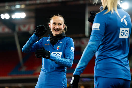 Caroline Graham Hansen of the Norwegian women's national
