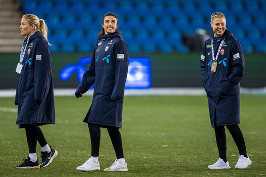 Guro Bergsvand, Ingrid Syrstad Engen and Sophie Román Haug