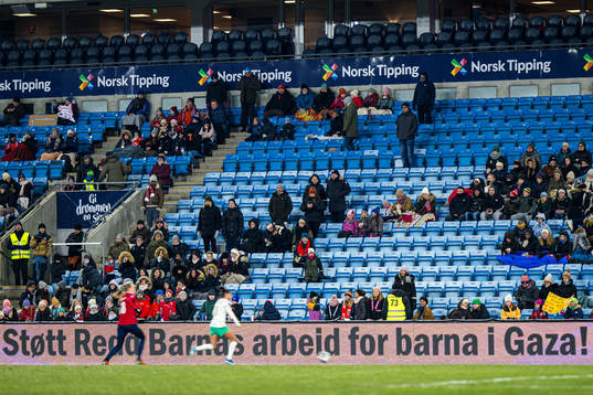 Spectators in the stands
