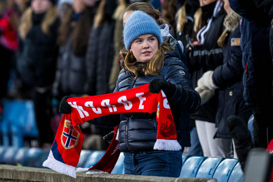 Spectators in the stands